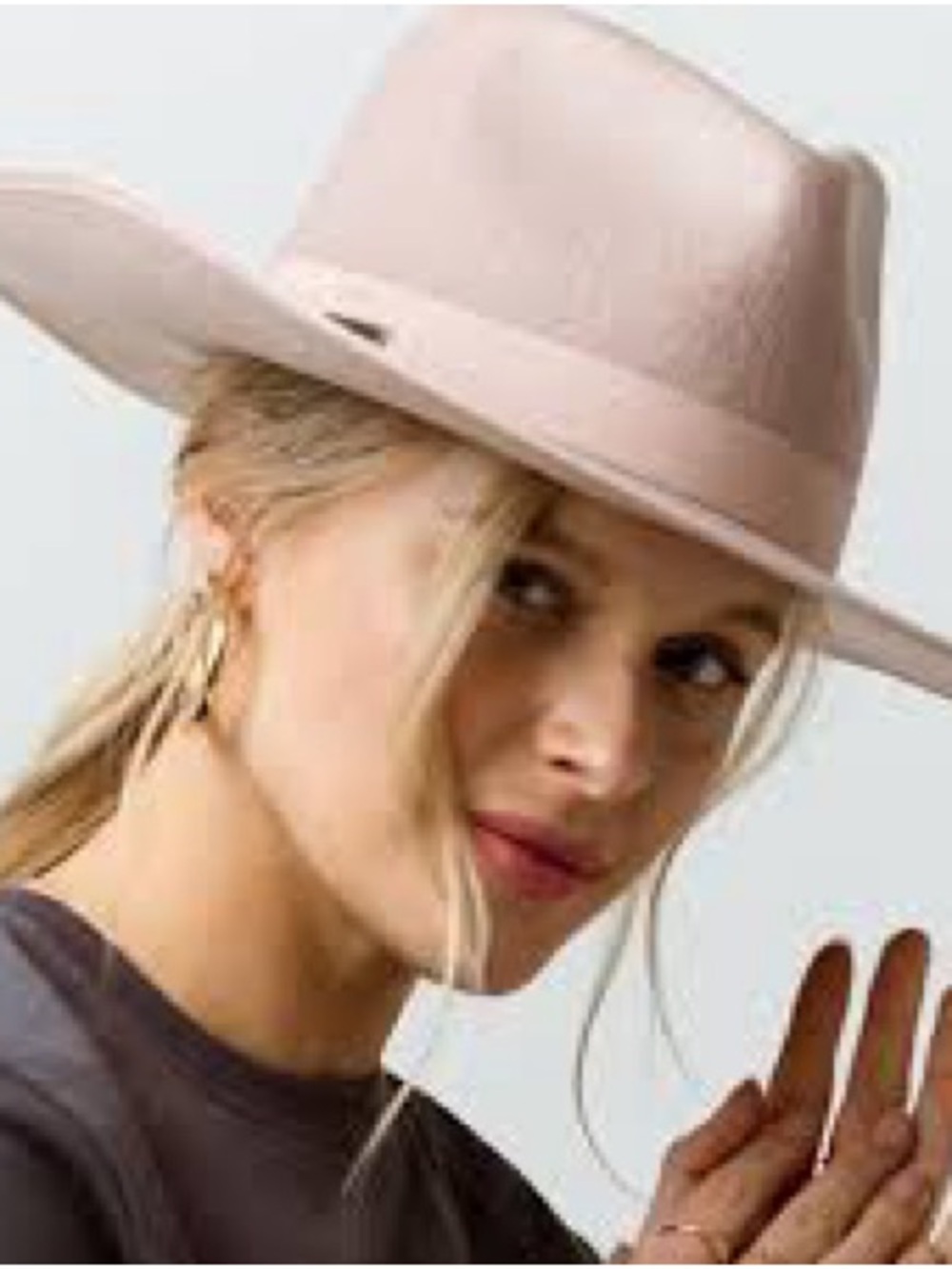 The Salty Blonde Tan Wide-Brim Hat